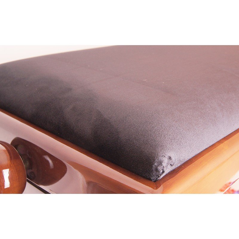 HY-PJ018B-GLOSS-WALNUT Банкетка, темный орех/черный, Rin