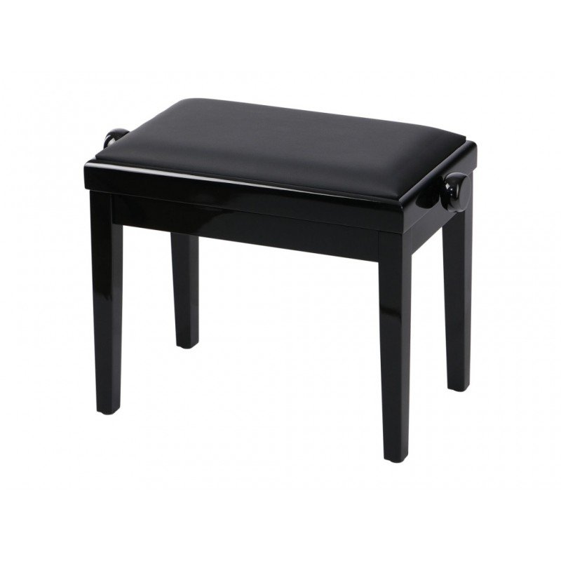 HY-PJ023-GLOSS-BLACK Банкетка, черный/черный, искусственная кожа, Rin HY-PJ023-GLOSS-BLACK Банкетка, черный/черный, искусственная кожа, Rin
