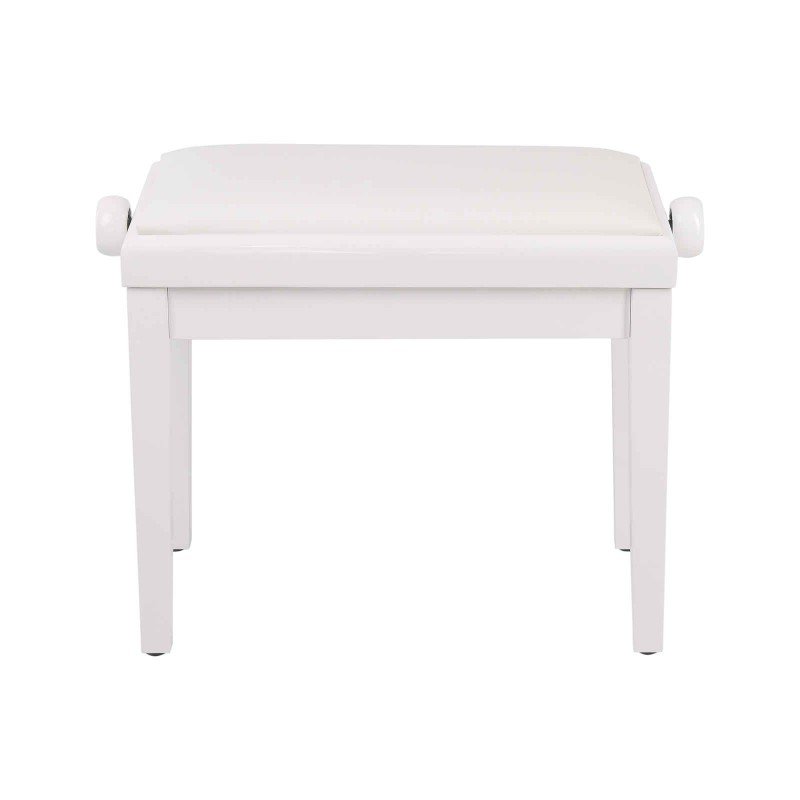 HY-PJ023-GLOSS-WHITE Банкетка, белый/белый, искусственная кожа, Rin