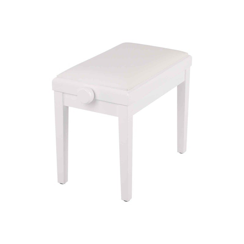 HY-PJ023-GLOSS-WHITE Банкетка, белый/белый, искусственная кожа, Rin