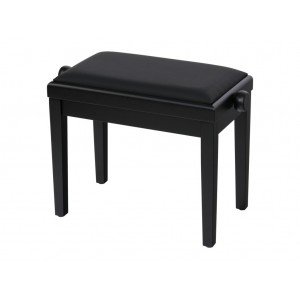 HY-PJ023-SATIN-BLACK Банкетка, черный/черный, искусственная кожа, Rin HY-PJ023-SATIN-BLACK Банкетка, черный/черный, искусственная кожа, Rin