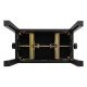 HY-PJ023-SATIN-BLACK Банкетка, черный/черный, искусственная кожа, Rin HY-PJ023-SATIN-BLACK Банкетка, черный/черный, искусственная кожа, Rin