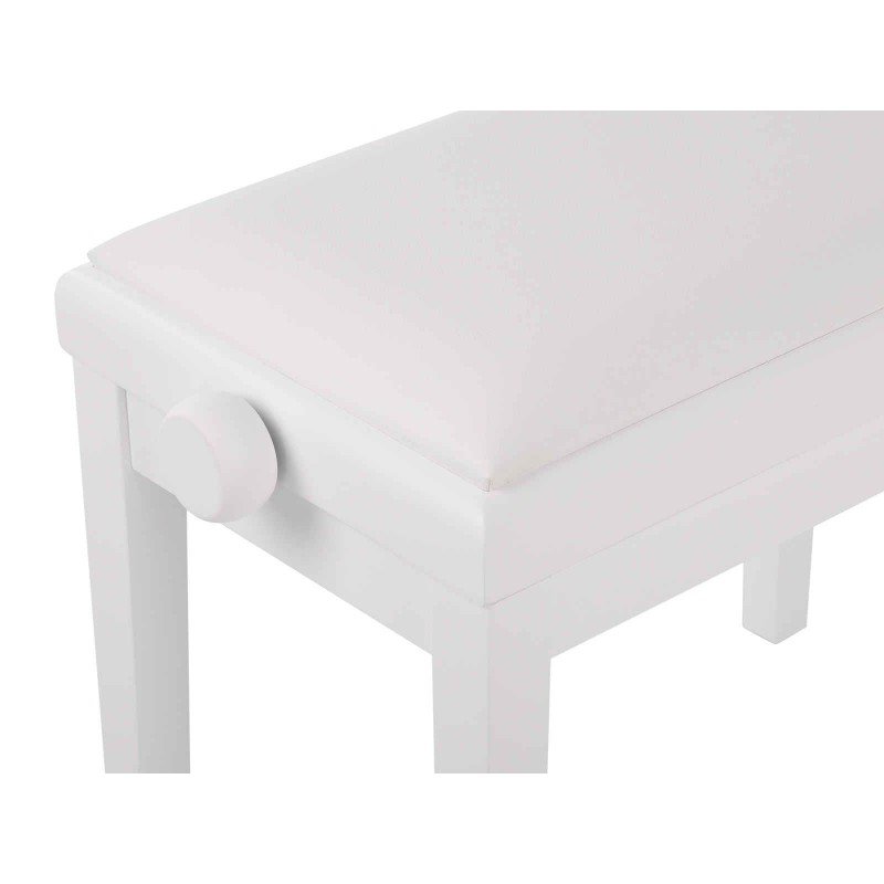 HY-PJ023-SATIN-WHITE Банкетка, белый/белый, искусственная кожа, Rin HY-PJ023-SATIN-WHITE Банкетка, белый/белый, искусственная кожа, Rin