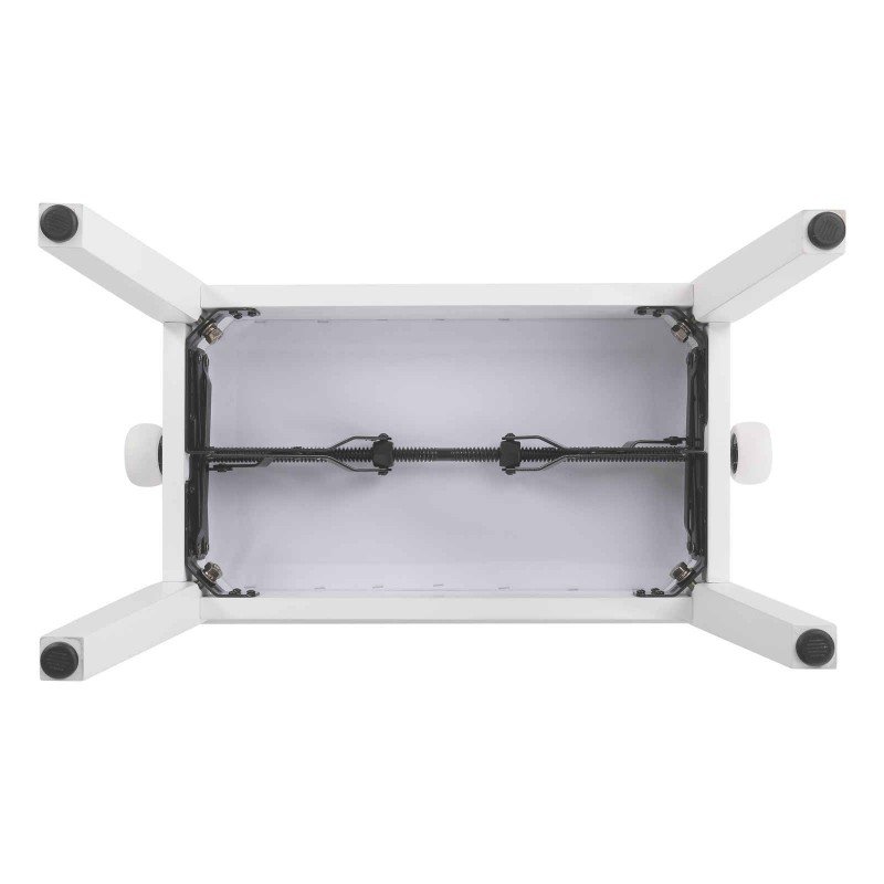 HY-PJ023-SATIN-WHITE Банкетка, белый/белый, искусственная кожа, Rin HY-PJ023-SATIN-WHITE Банкетка, белый/белый, искусственная кожа, Rin