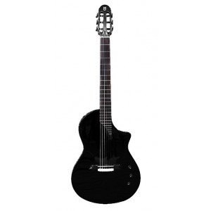 Hispania-Black-GT Классическая гитара со звукоснимателем, черная, Martinez