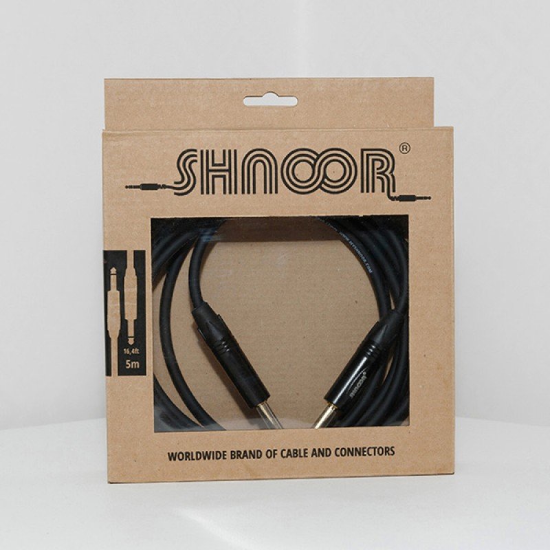 IC124-JMJM-B-6m Кабель инструментальный, 6.35мм моно, 6м, SHNOOR