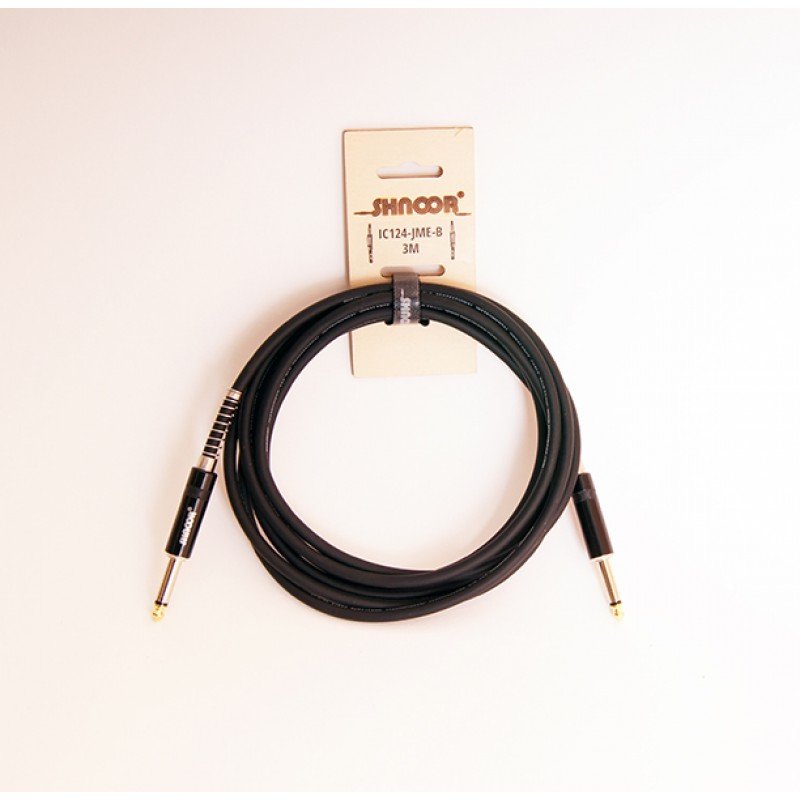 IC124-JMe-B-2m Кабель инструментальный, 6.35мм моно, 2м, SHNOOR