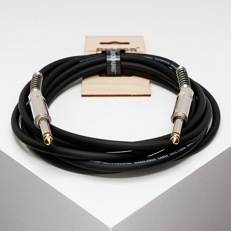 IC124-JMeJMe-6m Кабель инструментальный, 6.35мм моно, 6м, SHNOOR