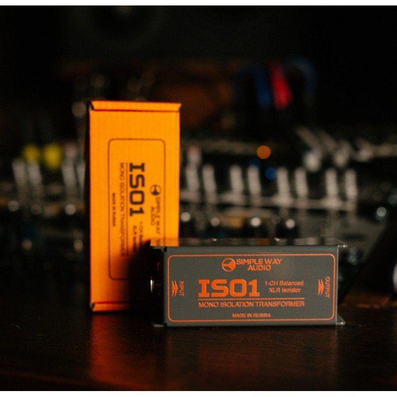 ISO1 Аудиоизолятор трансформаторный пассивный, 1 канал, Simpleway Audio