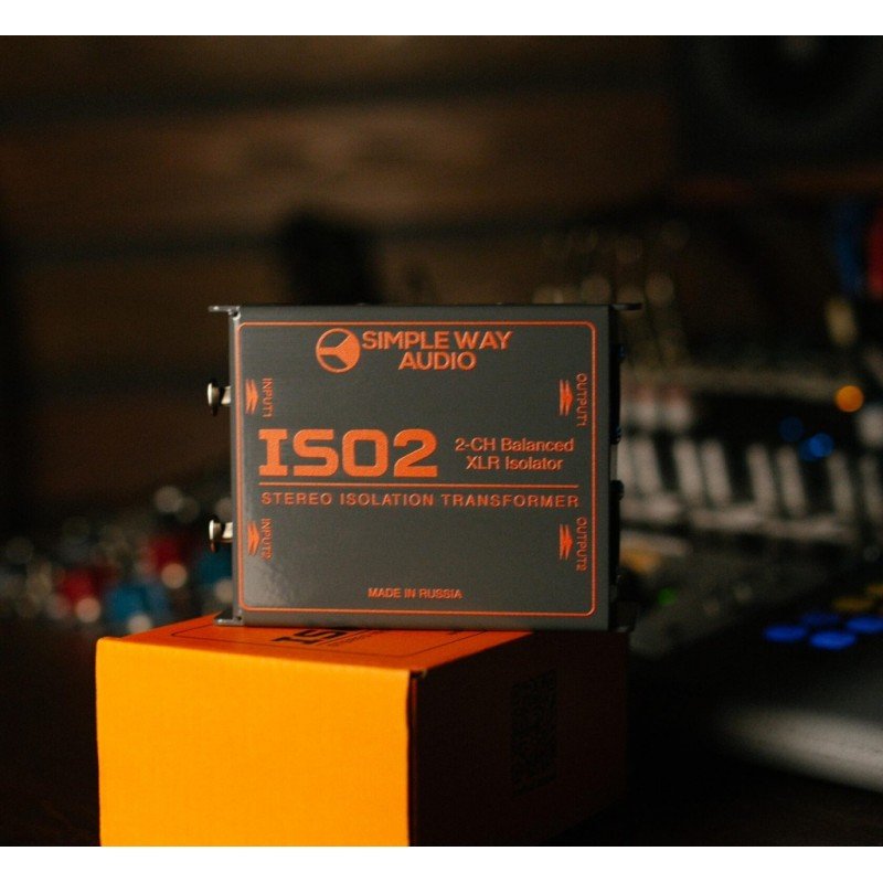 ISO2 Аудиоизолятор трансформаторный пассивный, 2 канала, Simpleway Audio