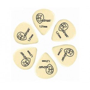 IVORY551-1.21 Медиаторы, 6 шт, толщина 1.21мм, D'Andrea