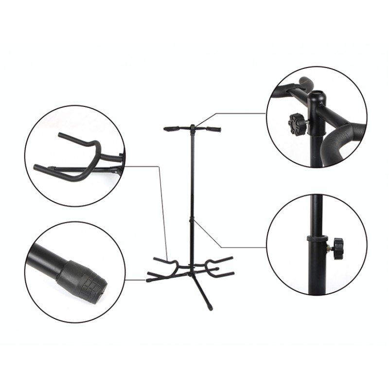 J-32 Напольная стойка для двух гитар, складная, Foix