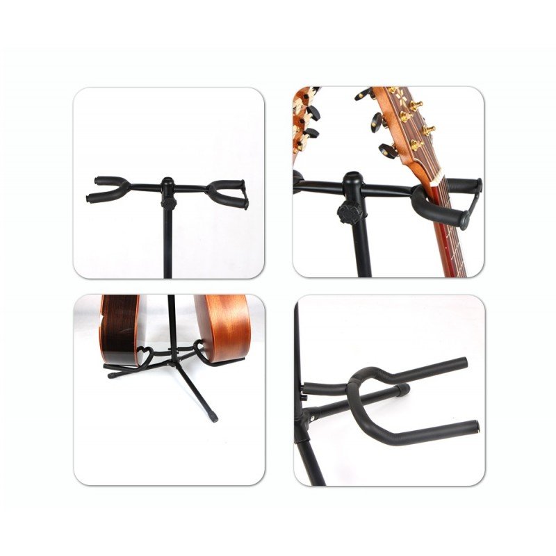 J-32 Напольная стойка для двух гитар, складная, Foix