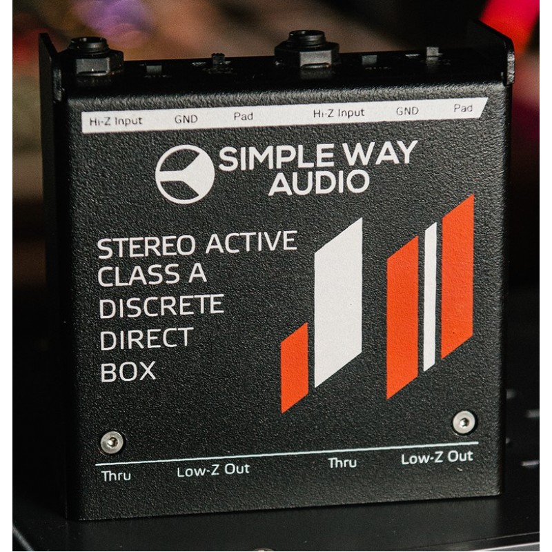 J2mini Дибокс, преобразователь сигнала для гитары, активный, стерео, Simpleway Audio