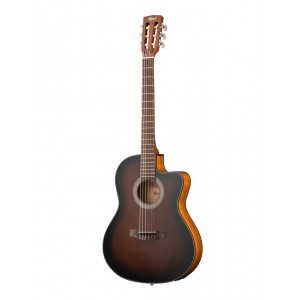 JADE-E-Nylon-DBB Jade Series Классическая гитара со звукоснимателем, Cort