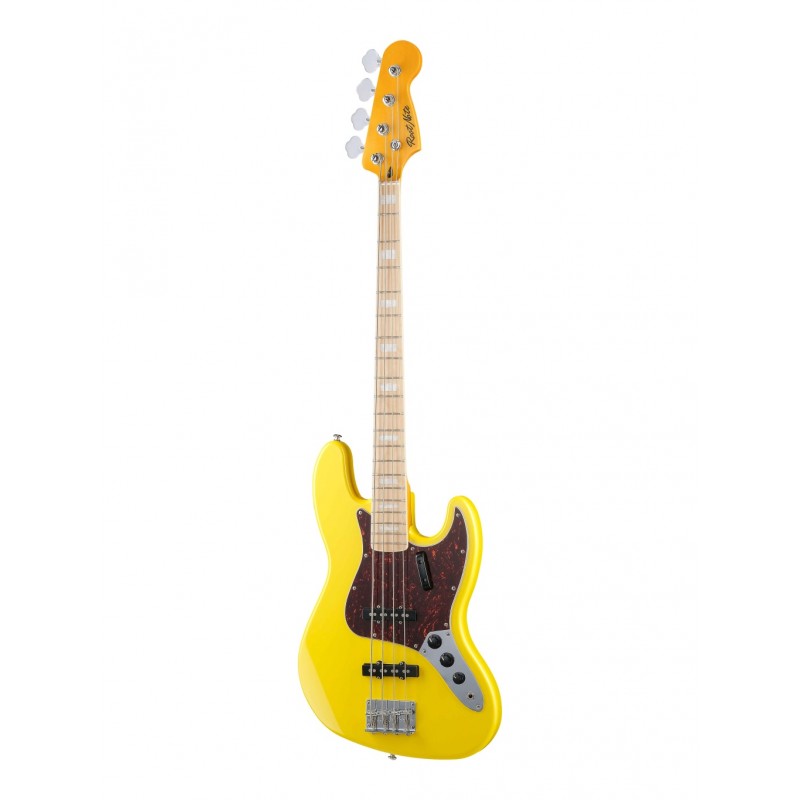 JB001-VWH Бас-гитара, жёлтая, Root Note