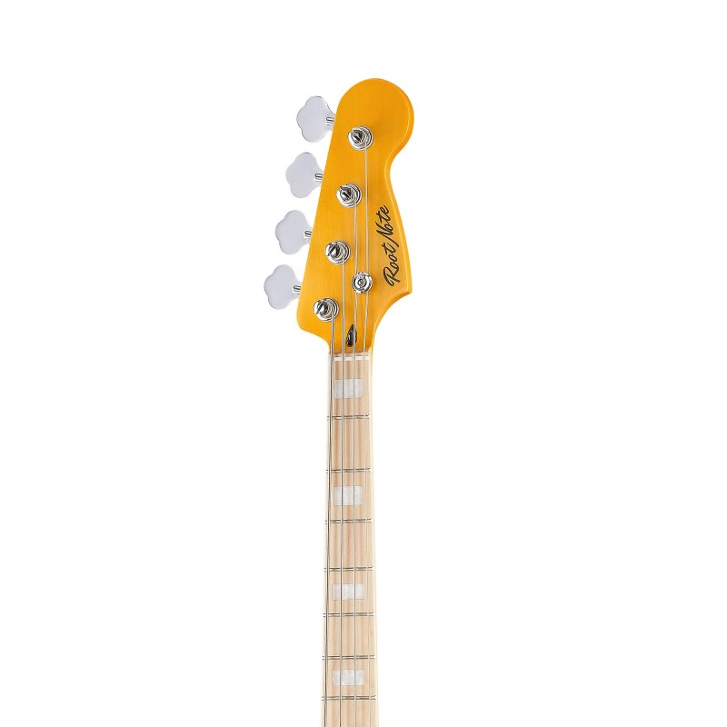 JB001-VWH Бас-гитара, жёлтая, Root Note