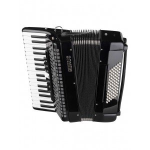JH2017-BLACK Аккордеон 37/96/7/2, черный, с футляром, Aurus