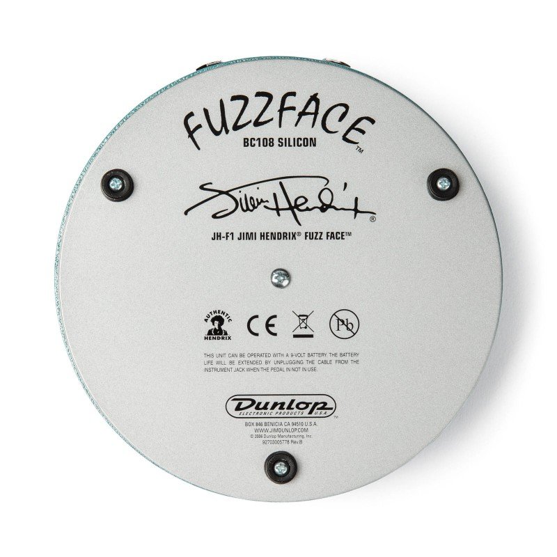 JHF1 Jimi Hendrix Fuzz Face Distortion Педаль эффектов, Dunlop JHF1 Jimi Hendrix Fuzz Face Distortion Педаль эффектов, Dunlop