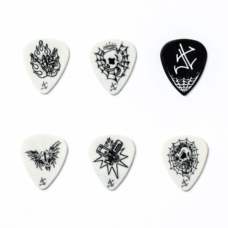 JPH01T088 James Hetfield Медиаторы 6шт, в коробочке, Dunlop