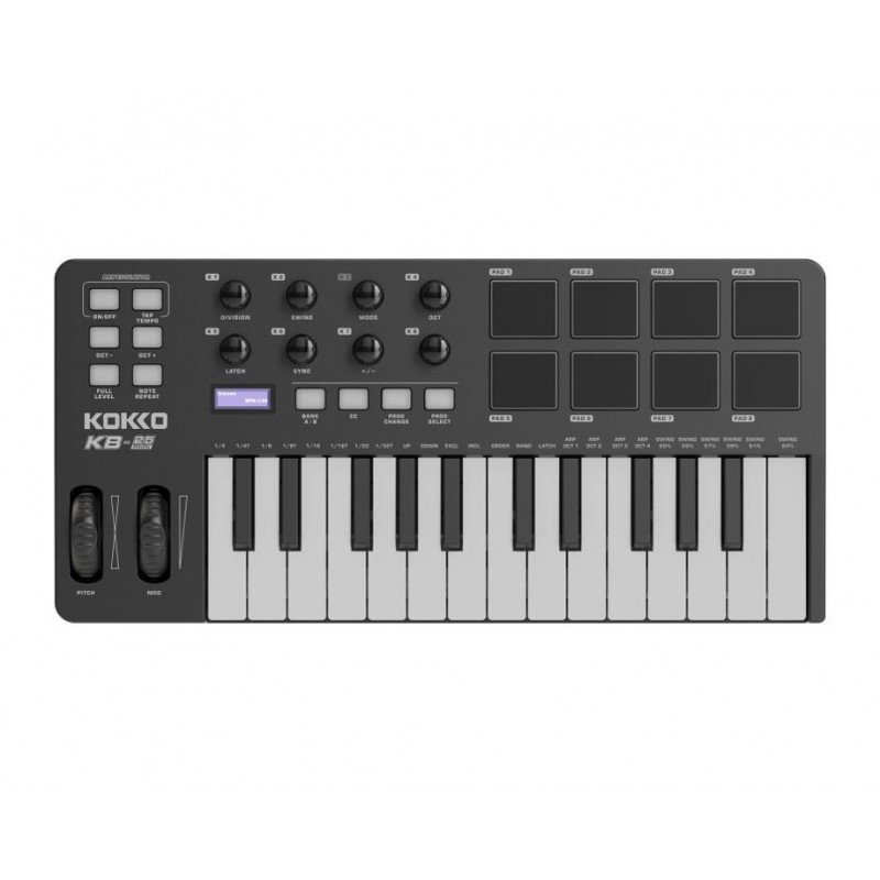 KB-25-MINI MIDI-клавиатура, 25 клавиш, Kokko KB-25-MINI MIDI-клавиатура, 25 клавиш, Kokko