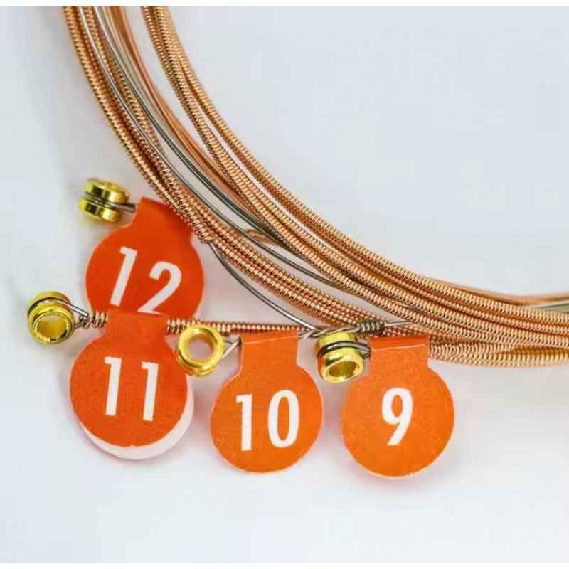 KC1230 Комплект струн для 12-струнной акустической гитары, фосфорная бронза, 12-52, Road Dog