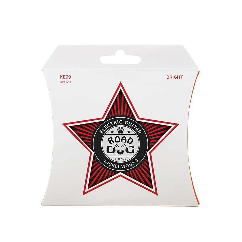 KE09 Комплект струн для электрогитары, никелированные, 9-42, Road Dog
