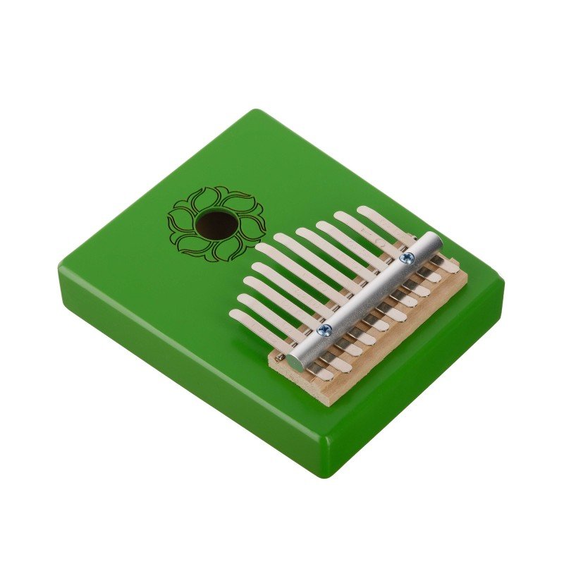 KMKr-2-GR Escudo Калимба, резонаторная, 10 язычков, трапеция, зеленая, Мозеръ