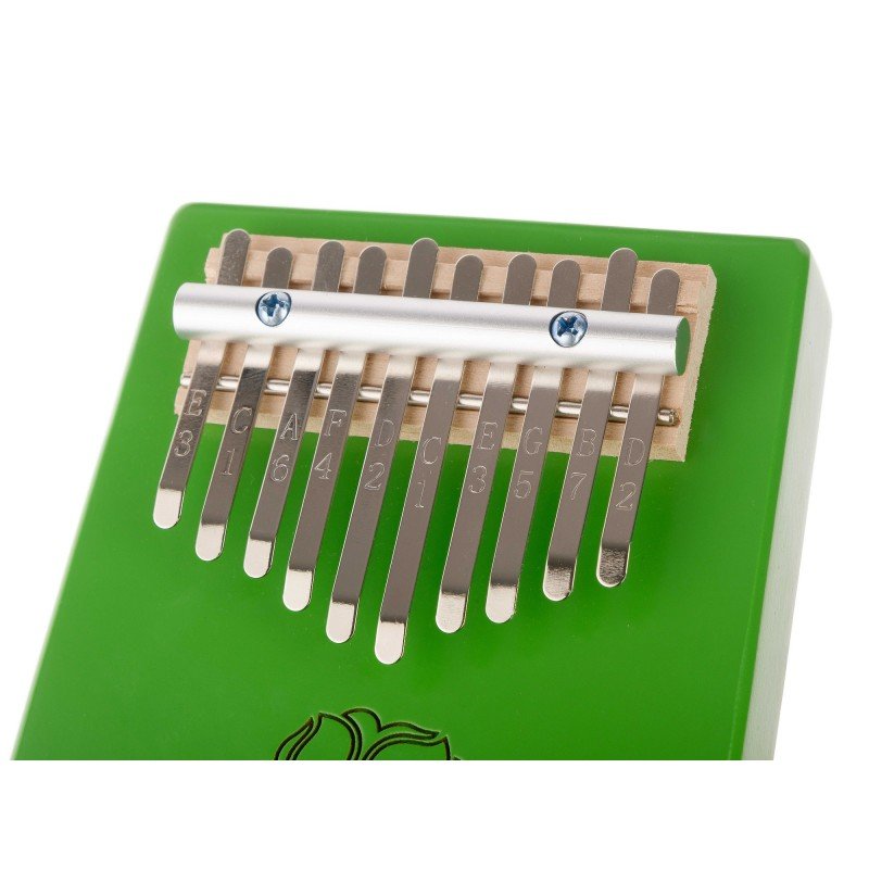 KMKr-2-GR Escudo Калимба, резонаторная, 10 язычков, трапеция, зеленая, Мозеръ