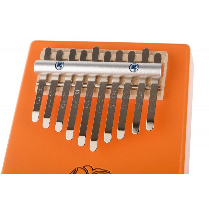 KMKr-2-OR Escudo Калимба, резонаторная, 10 язычков, трапеция, оранжевая, Мозеръ