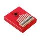 KMKr-2-R Escudo Калимба, резонаторная, 10 язычков, трапеция, красная, Мозеръ