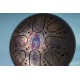 KSY.22.C.e11 Глюкофон 22см, гравировка «Стихия воздуха», полукруглые лепестки, Kosmosky