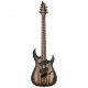 KX507MS-Pale-Moon-NBB KX Series Электрогитара мультимензурная 7-струнная, черная, Cort KX507MS-Pale-Moon-NBB KX Series Электрогитара мультимензурная 7-струнная, черная, Cort