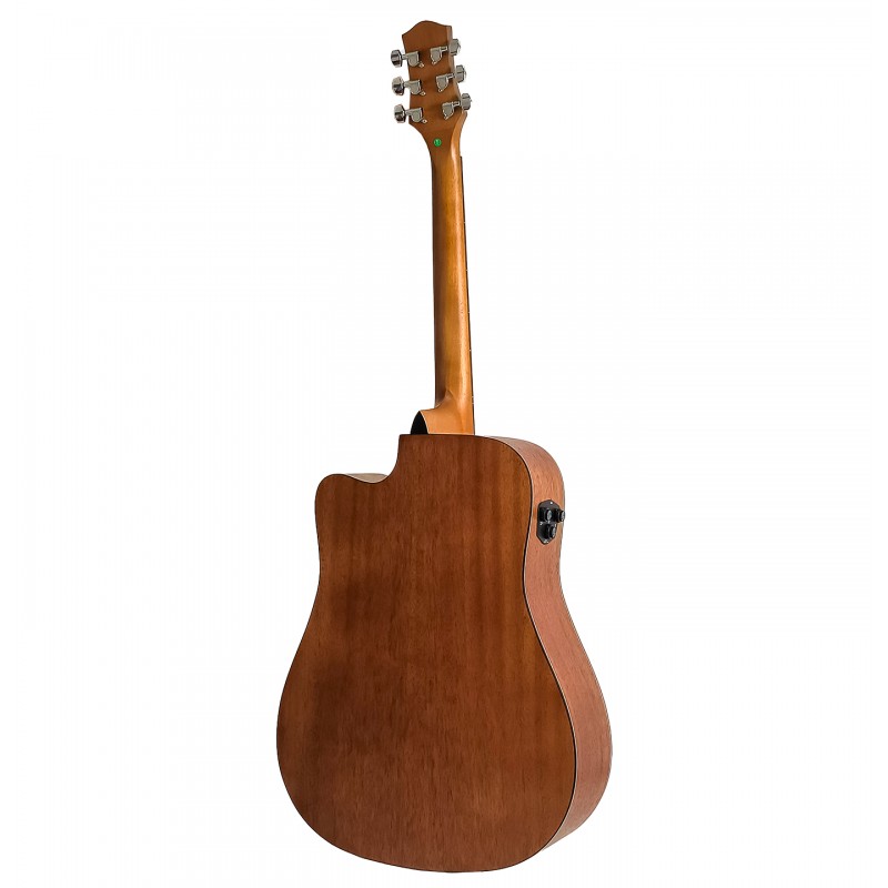Klever KD-700S NA+EQ Гитара трансакустическая цельнодечная