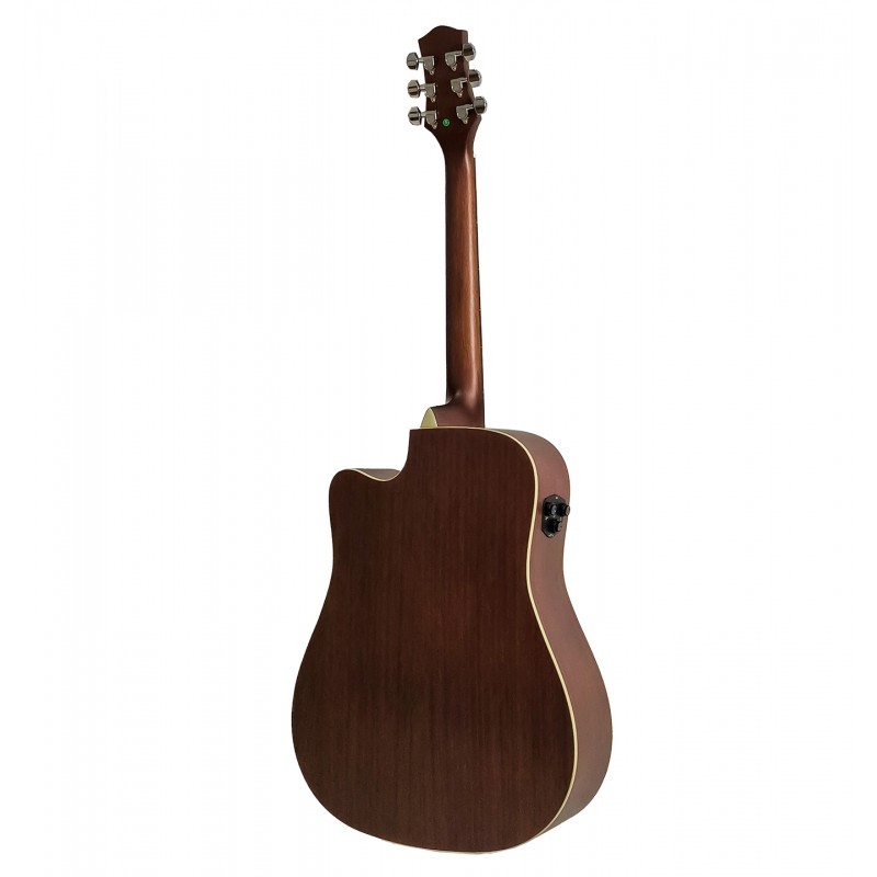 Klever KD-710S NA+EQ Гитара трансакустическая цельнодечная