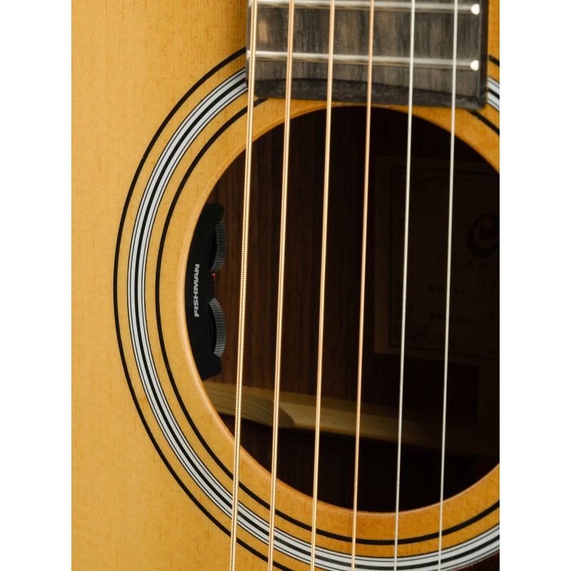 L200F-ATV-SG-WBAG Luce Series Электро-акустическая гитара, цвет натуральный, чехол, Cort