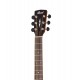 L450CL-NS-WBAG Luce Series Электро-акустическая гитара, цвет натуральный, чехол, Cort