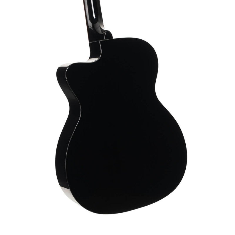 L60CE-BK Luce Series Электро-акустическая гитара, черная, Cort L60CE-BK Luce Series Электро-акустическая гитара, черная, Cort