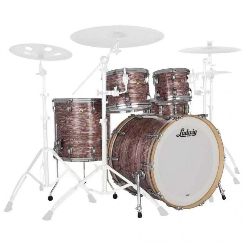L88204AXVP Classic Maple MOD Набор барабанов, розовый, 3 коробки, Ludwig