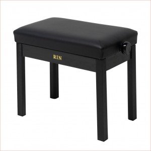 LB-11BKM Банкетка, черная матовая, искусственная кожа, Rin
