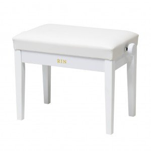 LB-11WHG Банкетка, белая, искусственная кожа, Rin