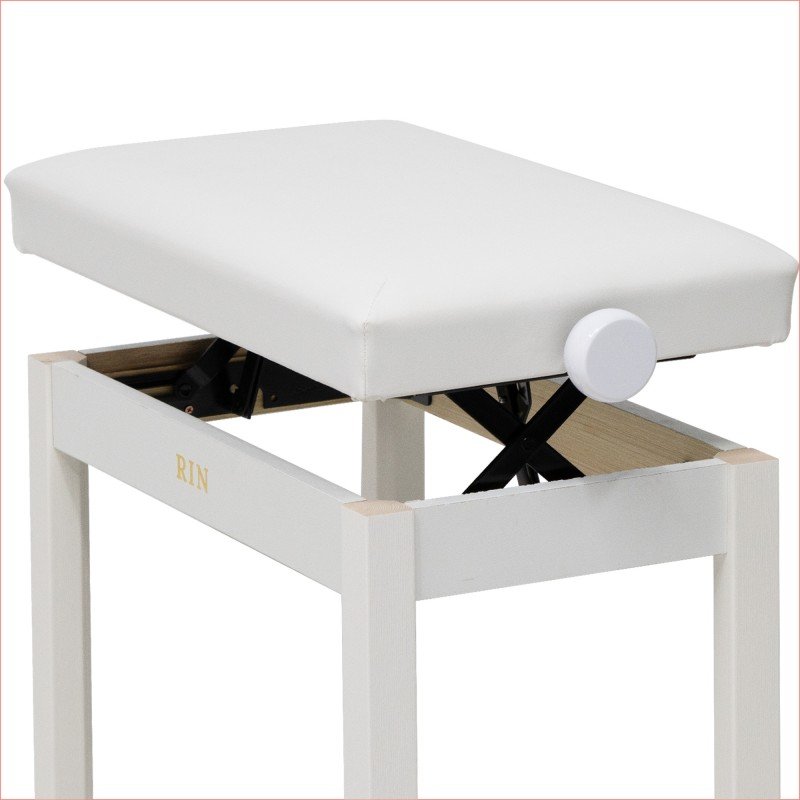 LB-11WHM Банкетка, белая, искусственная кожа, Rin