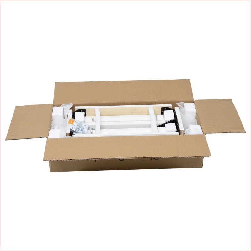 LB-11WHM Банкетка, белая, искусственная кожа, Rin