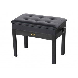 LB-31BKM Банкетка, черная, искусственная кожа, Rin