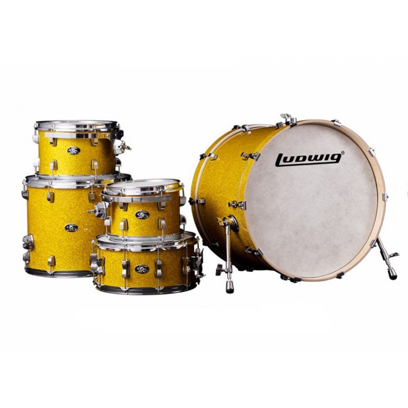 LCEM52205 Evolution Maple PRO Барабанная установка, золото, (4 коробки), Ludwig LCEM52205 Evolution Maple PRO Барабанная установка, золото, (4 коробки), Ludwig