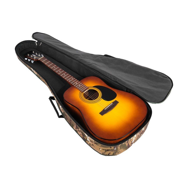 LDG-32 Чехол для акустической гитары, хаки (Мультикам), Lutner