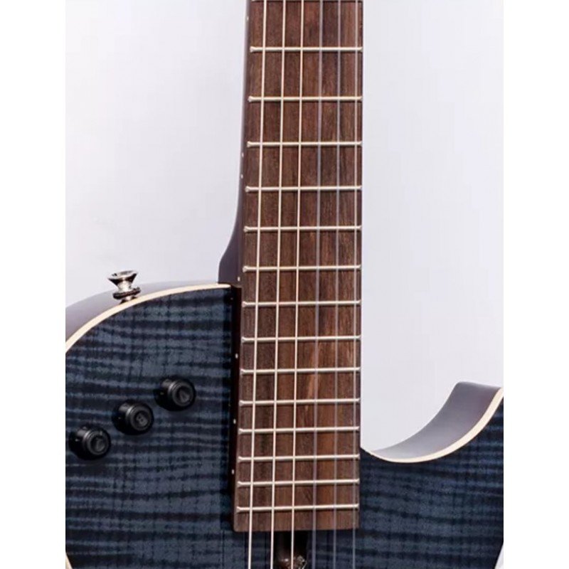 LE-C2-TBK Классическая гитара со звукоснимателем, черная, Smiger