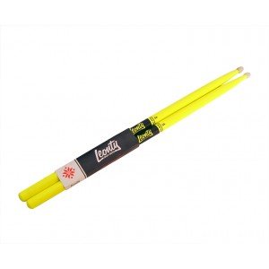 LFL5A Fluorescent Lemon 5А Барабанные палочки, граб, флуоресцентные зеленые, Leonty
