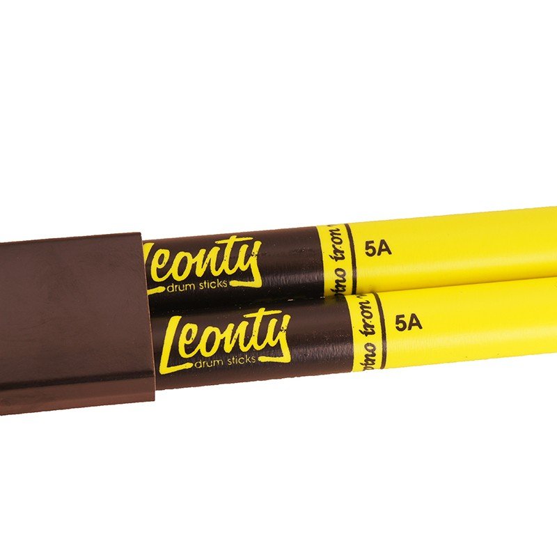 LFL5A Fluorescent Lemon 5А Барабанные палочки, граб, флуоресцентные зеленые, Leonty