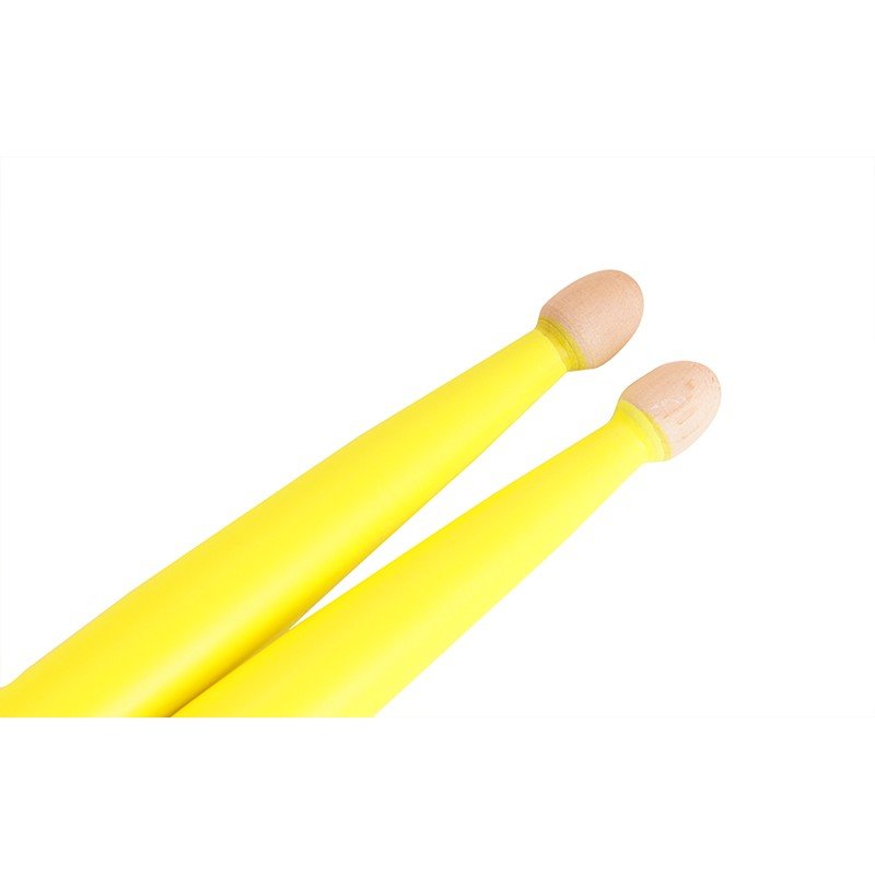 LFL5A Fluorescent Lemon 5А Барабанные палочки, граб, флуоресцентные зеленые, Leonty